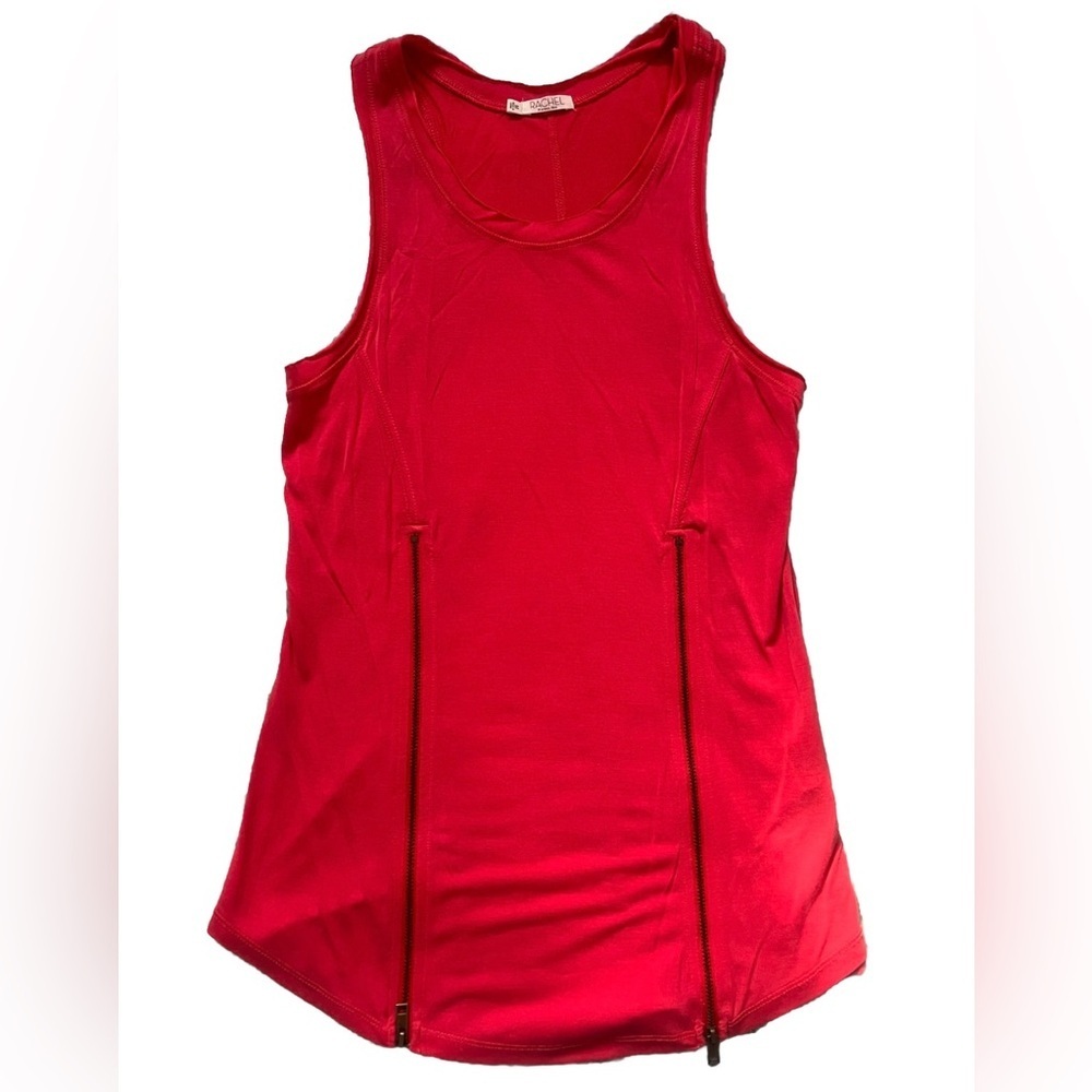 Like New! RACHEL By Rachel Roy Salmon Zip detail Tank M